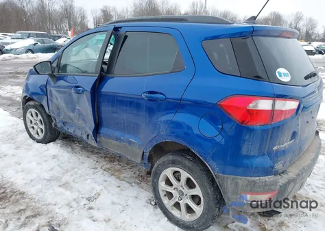2020 Ford Ecosport Se z USA, uszkodzony, nr VIN MAJ6S3GL9LC352332